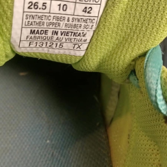 Asics Women’s FuzeX Lyte Athletic Running Shoes Blue/Green/Grey T670N Size 10‎ - Picture 6 of 6